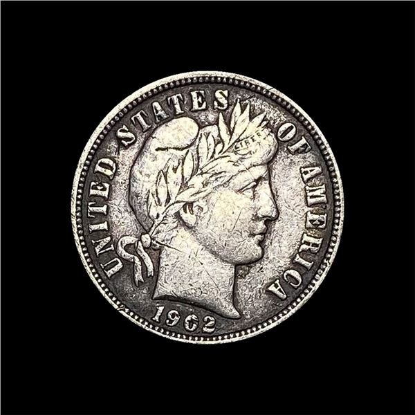 1902-O Silver Barber Dime NEARLY UNCIRCULATED