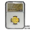 Byzantine Maur. Tiberius AD 582-602 Gold Solidus 4.48g NGC