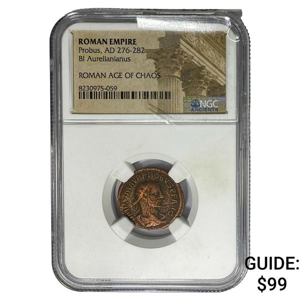 Roman Empire Probus AD 276-282 BI Aurelianianus