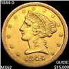 Image 1 : 1844-O $5 Gold Half Eagle UNCIRCULATED