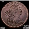 Image 1 : 1798 Draped Bust Large Cent CHOICE BU