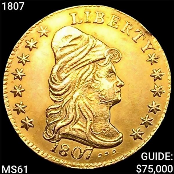 1807 $2.50 Gold Quarter Eagle UNCIRCULATED