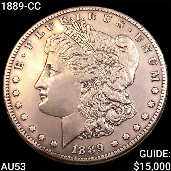 1889-CC Morgan Silver Dollar CLOSELY UNCIRCULATED
