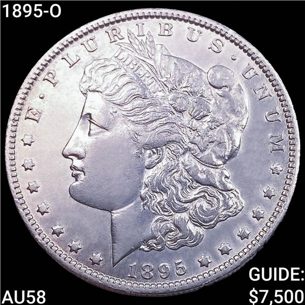 1895-O Morgan Silver Dollar CHOICE AU