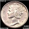 Image 1 : 1921-D Mercury Dime CHOICE BU FSB