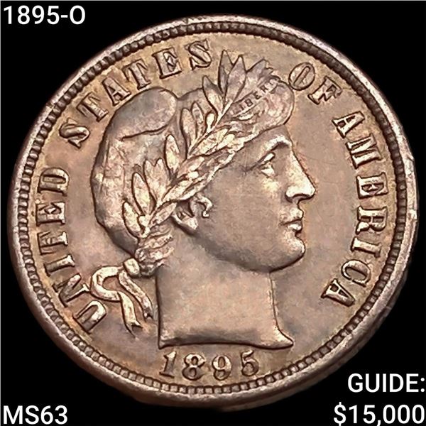 1895-O Barber Dime CHOICE BU