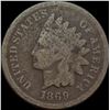Image 1 : 1869 Indian Head Cent NICELY CIRCULATED