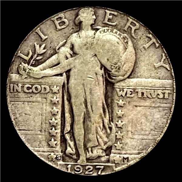 1927-S Standing Liberty Quarter LIGHTLY CIRCULATED
