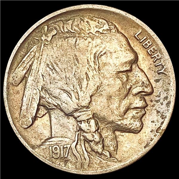 1917-D Buffalo Nickel CHOICE AU