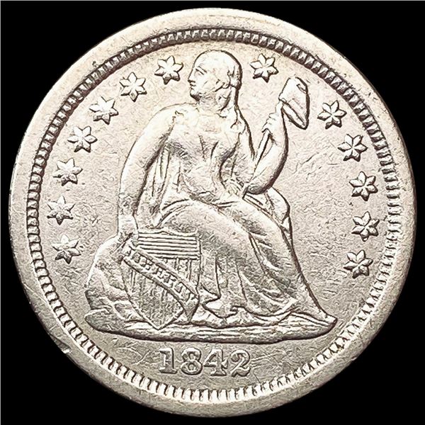1842-O Seated Liberty Dime NEARLY UNCIRCULATED