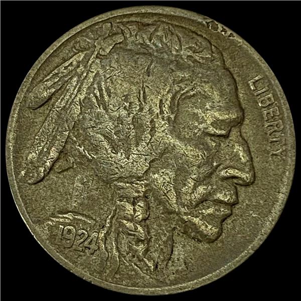 1924-D Buffalo Nickel NEARLY UNCIRCULATED