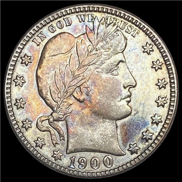 1900-S Barber Quarter CHOICE AU CHOICE AU