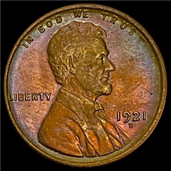 1921-S Lincoln Wheat Cent UNCIRCULATED