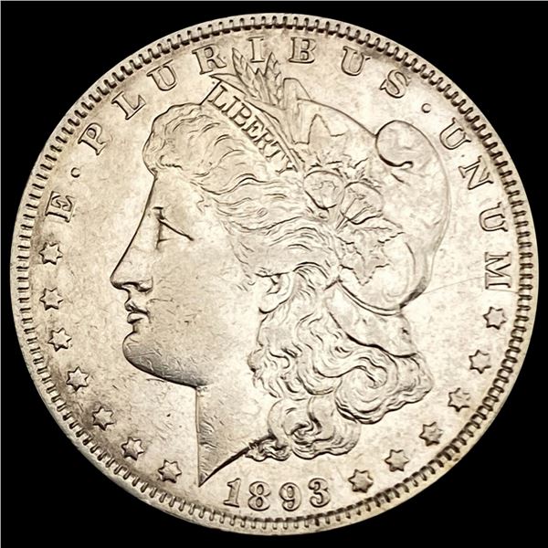 1893 Morgan Silver Dollar CLOSELY UNCIRCULATED