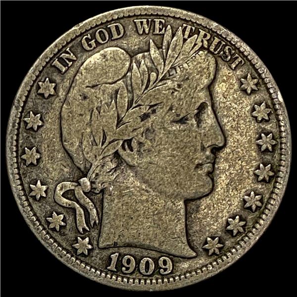 1909 Barber Half Dollar NICELY CIRCULATED