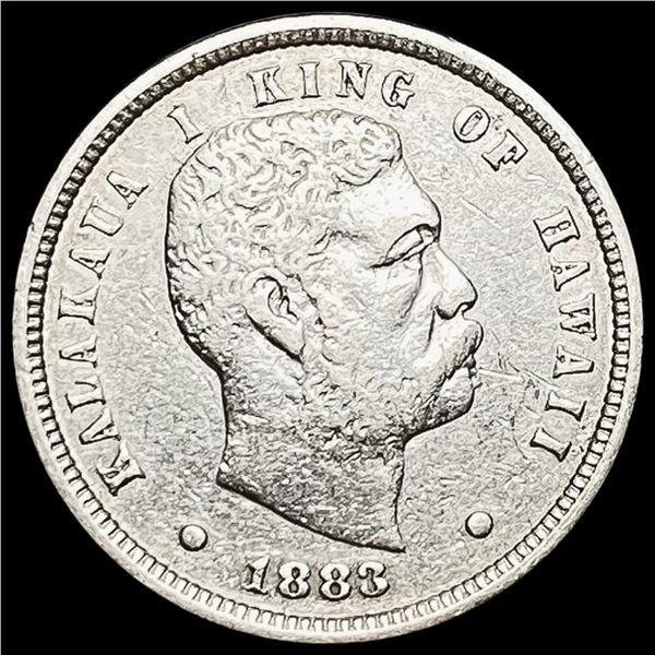 1883 Kingdom of Hawaii Dime CLOSELY UNCIRCULATED