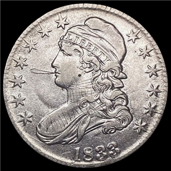 1833 Capped Bust Half Dollar CLOSELY UNCIRCULATED