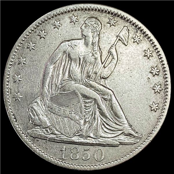 1850-O Seated Liberty Half Dollar CHOICE AU