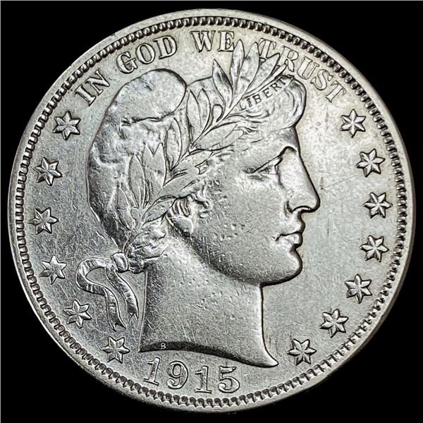 1915-D Barber Half Dollar CLOSELY UNCIRCULATED