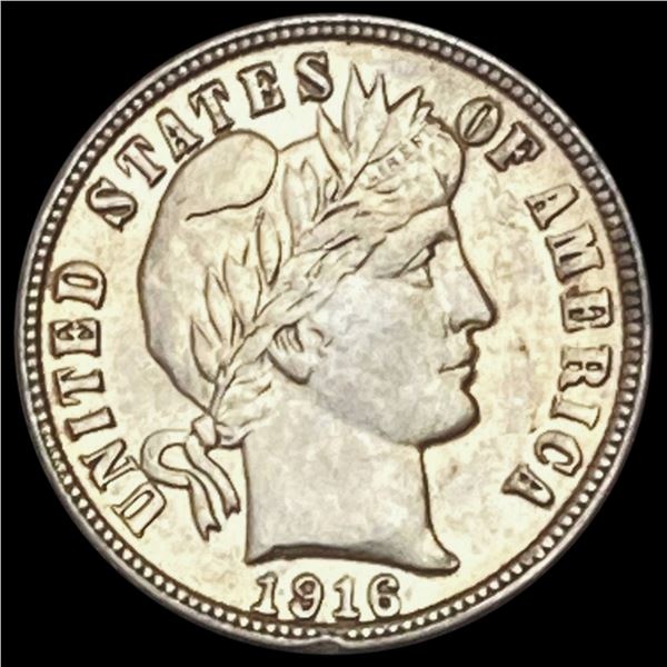1916 Barber Dime UNCIRCULATED