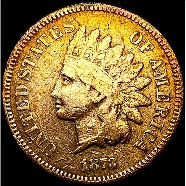 1873 Indian Head Cent LIGHTLY CIRCULATED