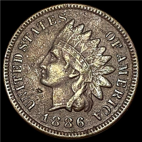 1886 Indian Head Cent CLOSELY UNCIRCULATED