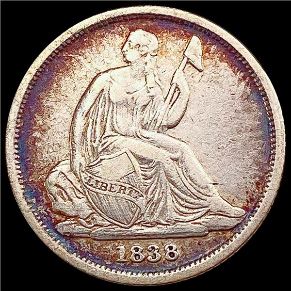1838-O Seated Liberty Dime NEARLY UNCIRCULATED