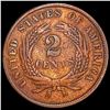 Image 2 : 1864 Sm Motto Two Cent Piece CLOSELY UNCIRCULATED
