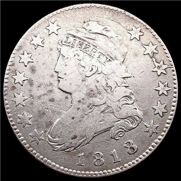 1818 Capped Bust Quarter LIGHTLY CIRCULATED