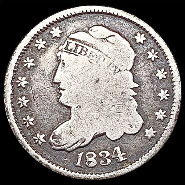 1843 Capped Bust Half Dime NICELY CIRCULATED
