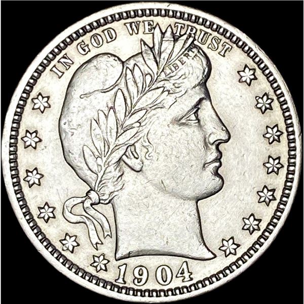 1904-O Silver Barber Quarter UNCIRCULATED