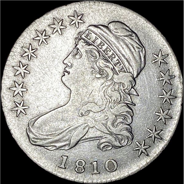 1810 Capped Bust Half Dollar LIGHTLY  CIRCULATED