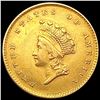 Image 1 : 1854 Rare Gold Dollar UNCIRCULATED