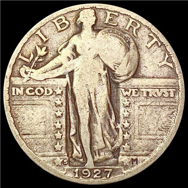 1927-S Standing Liberty Quarter NICELY CIRCULATED