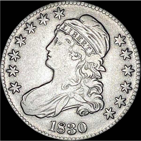 1830 Capped Bust Half Dollar NICELY  CIRCULATED