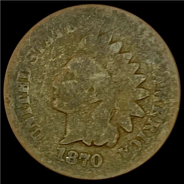 1870 Indian Head Cent NICELY CIRCULATED