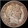 Image 1 : 1913 Barber Half Dollar NICELY CIRCULATED