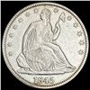 Image 1 : 1845 Seated Liberty Half Dollar CLOSELY UNCIRCULAT