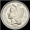 1865 Three-Cent Nickel CHOICE AU