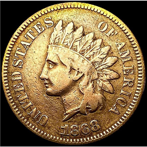 1868 Indian Head Cent LIGHTLY CIRCULATED