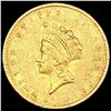 Image 1 : 1855 Rare Gold Dollar CLOSELY UNCIRCULATED