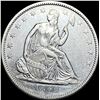 Image 1 : 1860-O Seated Liberty Half Dollar CLOSELY  UNCIRCULATED