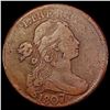 Image 1 : 1807/6 Draped Bust Large Cent NICELY CIRCULATED