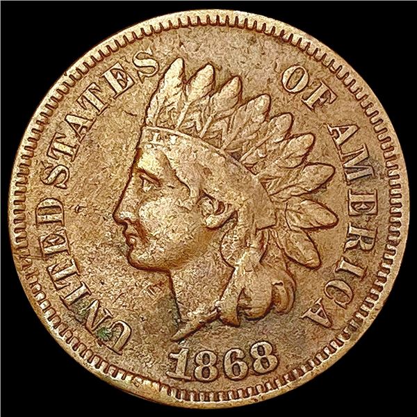 1868 Indian Head Cent NICELY CIRCULATED
