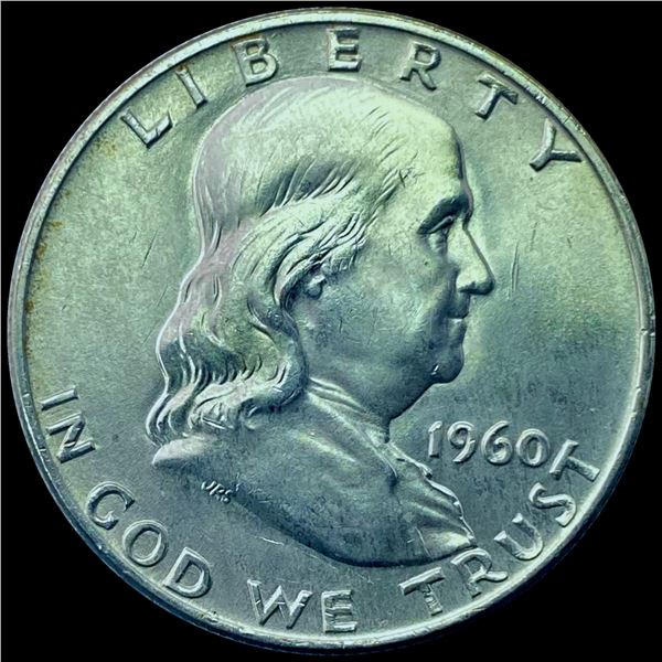 1960-D Franklin Half Dollar GEM BU
