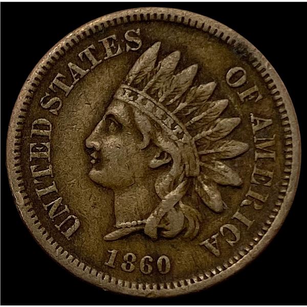 1860 Indian Head Cent LIGHTLY CIRCULATED