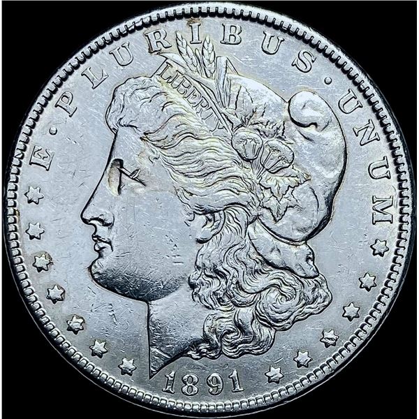 1891-CC Silver Morgan Dollar CHOICE AU