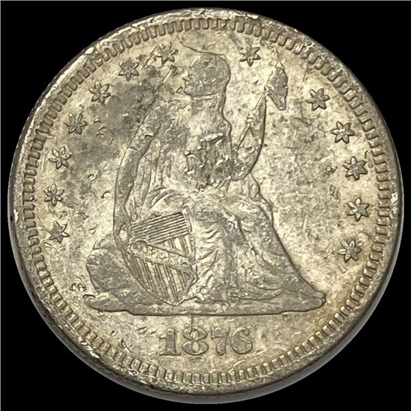 1876 Seated Liberty Quarter CLOSELY UNCIRCULATED