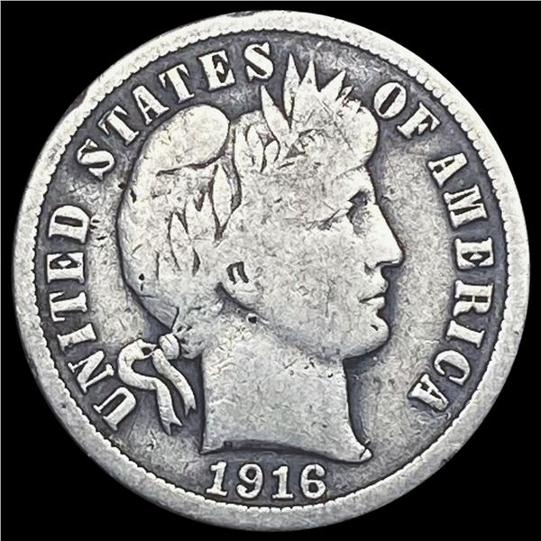 1916-S Barber Dime LIGHTLY CIRCULATED