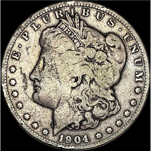 1904-S Silver Morgan Dollar LIGHTLY  CIRCULATED